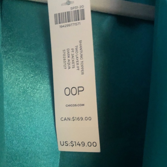 Shantung Topper from Chico's - Picture 2 of 6